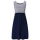 thumbnail image 3 of WILLBEST Vestidos con Curvas para Mujer, Vestido de Maternidad sin Mangas con Estampado de Rayas para Embarazadas, Ropa de Dormir de Maternidad de Verano para Amamantar Mediana, 3 of 3