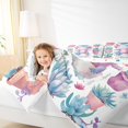 thumbnail image 4 of Homewish Cute Salamander Queen Comforter Set,Pink Axolotl Bedding Sets,Tropical Desert Cacrus Bedding Comforter Set For Boys Girls,Super Cozy Room Decor Reversible,3-Piece, 4 of 8