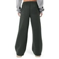thumbnail image 5 of yievot Womens Wide Leg Sweatpants Drawstring Joggers Pants Casual Loose Sweat Pants, 5 of 9