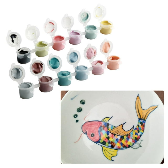 Underglaze Color Pigment Set Ceramic Pigments Painting Pigments Ceramic Coloring Style A