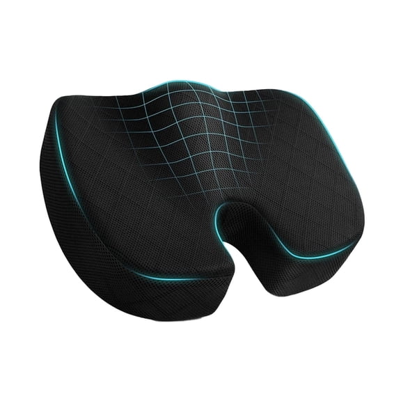Ergonomic Seat Cushion for Long Sitting U Shaped Coccyx Support Pad for Office Chair Car Wheelchair