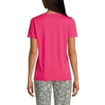 thumbnail image 2 of Lands' End Women's Petite Relaxed Supima Cotton Short Sleeve V-Neck T-Shirt, 2 of 3