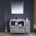 thumbnail image 4 of Fresca Torino 48" Gray Oak Modern Bathroom Vanity w/ Side Cabinet & Integrated Sink, 4 of 5