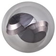 thumbnail image 5 of Fresa de bola cónica con vástago de 8 mm, carburo sólido, P2BC, R1.0, 5 of 5