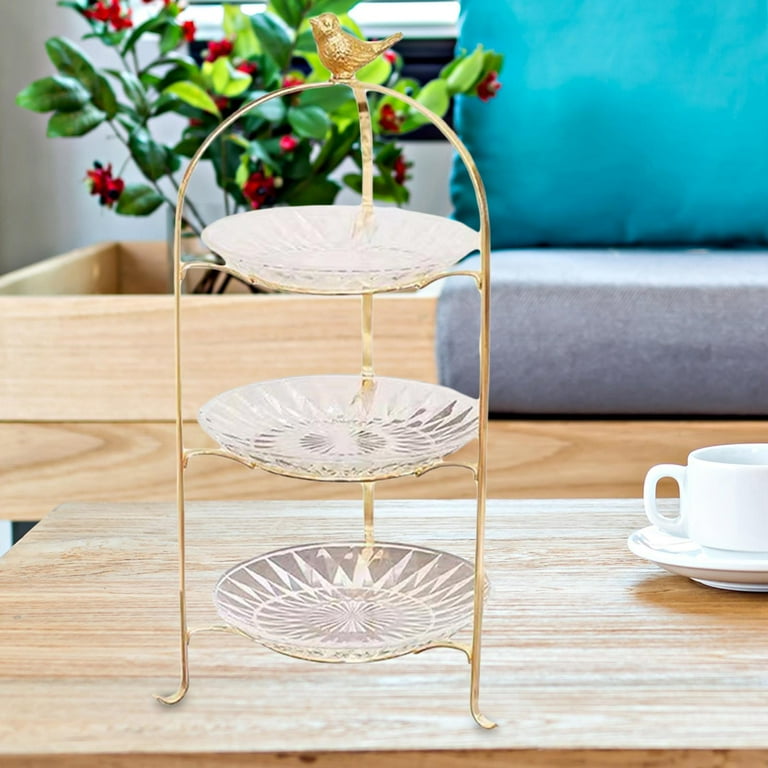 3 tier store metal plate stand