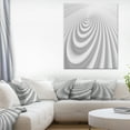 thumbnail image 1 of Fractal Rounded White 3D Waves, 1 of 3