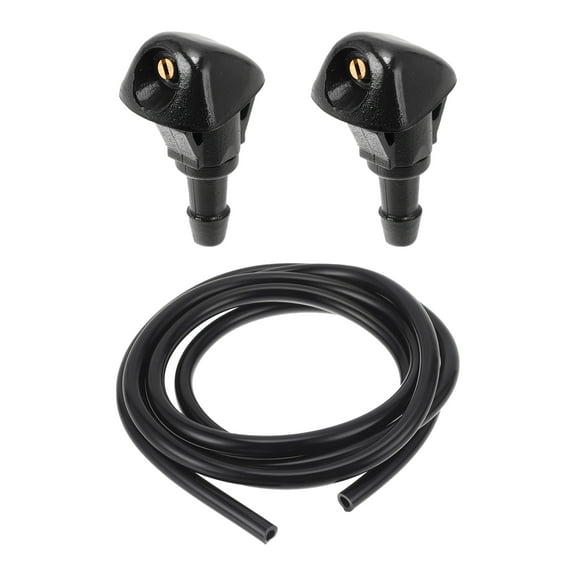 Unique Bargains Windshield Washer Nozzle Kit for Honda Civic 1992-2005 Windshield Spray Nozzles Wiper Spray Washer Jet No.76810SEAA01 1 Pcs 1.5 Meter Fluid Hose