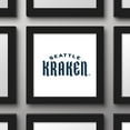 thumbnail image 2 of Gallery Pops NHL Seattle Kraken - Wordmark Wall Art, Black Framed Version, 12" x 12", 2 of 5