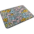 thumbnail image 3 of Coolnut Bohemian Floral Wildflowers Doormats Bathroom Floor Mat Lightweight Non-Slip Area Rugs Entrance Front Door Rug for Outdoor Garden Kitchen Bedroom 23.6" x 15.7" Home Decor, 3 of 7