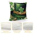 thumbnail image 4 of ST Patricks Day Hat Throw Pillow Covers, Lucky Decorations for Sofa Couch, 4 of 5