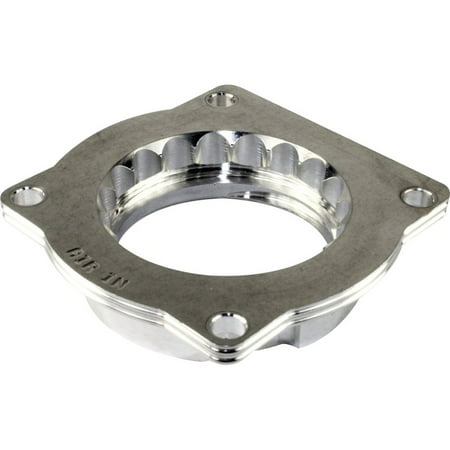 aFe 46-31006 Throttle Body Spacer, Clear Anodized (Best Way To Clean Throttle Body)