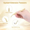 thumbnail image 3 of NAGARAKU AG Series High-Density Fiber Tip Anti-Slip Professional Tweezers for Eyelash Extensions AG-08, 3 of 7