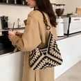 thumbnail image 4 of Shoulder Bag | Tote Bag | Large Capacity Crossbody Bag for Women | Everyday Commuting & Travel | Spacious Storage for Phone Wallet Cosmetics | Lightweight Durable Polyester Fabric, 4 of 6