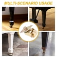 thumbnail image 3 of CATIEBYE 1 Ensemble Roulette de Piano à Haute Dureté Roue en Fer Dorée de Remplacement pour Accessoire de Piano Acoustique Vertical, 3 of 6