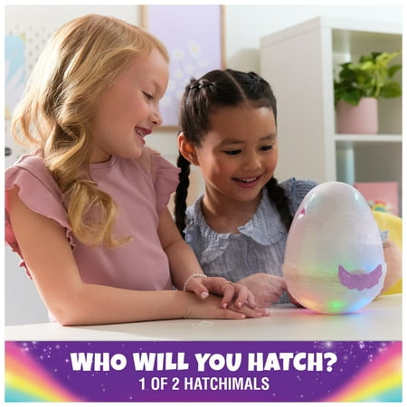 Hatchimals Alive, Mystery Hatch 6.5-inch Pufficorn Electronic Pet with Mist, Lights & Sounds (Styles Vary)