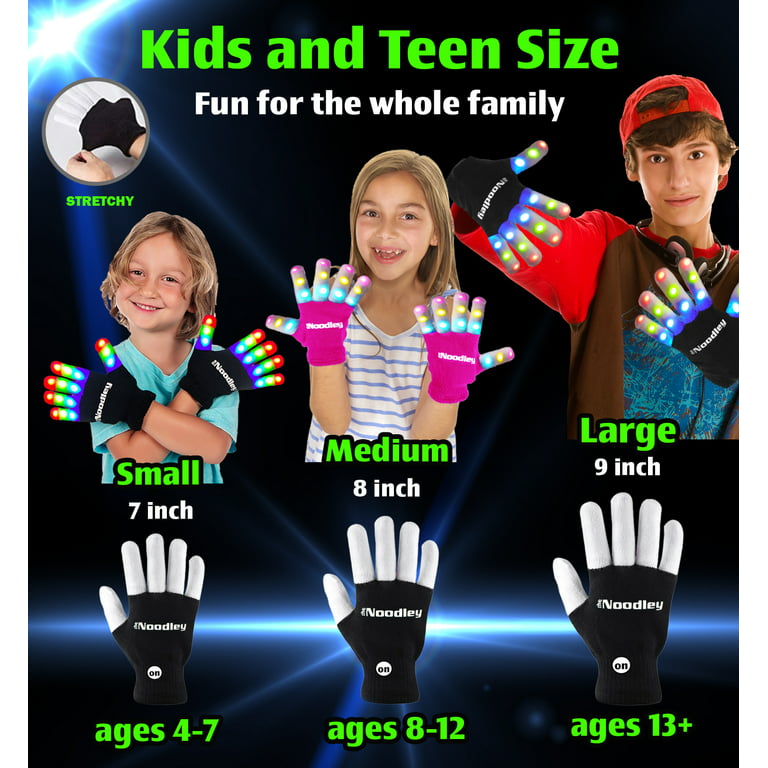  Kids Toys LED Gloves,Boy Toys Age 3-12 Year Old with 6 Flash  Mode,Cool Toys Stocking Stuffer for Birthday Halloween Christmas :  Clothing, Shoes & Jewelry