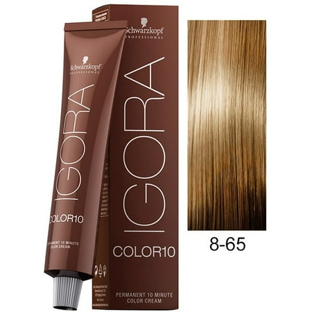 Schwarzkopf Igora Color10 10-Minute Hair Color, 8-65 Light Auburn Gold