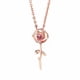 thumbnail image 1 of Diseño Delicado Rosa Flor Circón Colgante Collar Chapado en Oro Rose Charms Rose Fresh Sweet Collarbone Cadena de Moda Colgante Flor Rosa, 1 of 8