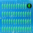 thumbnail image 5 of Señuelo Pesca en agua salada 3,5 cm Camarones suaves luminosos (Luminoso) Verde 50 piezas, 5 of 5