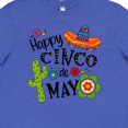 thumbnail image 4 of Inktastic Happy Cinco de Mayo- Sombrero, Cactus, Flowers Youth T-Shirt, 4 of 5