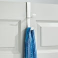 Mainstays White Plastic Over The Door Double Hook