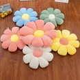 thumbnail image 5 of 21" Flower Shaped Throw Pillow Floor Pillow, Daisy Plush Floor Pillow Seat Cushion Soft Decorative Oversized Throw Cushion for Sofa, Bed, and Floor Seating Watching TV, 5 of 5