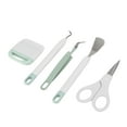 thumbnail image 1 of Cardstock Crafting Tools, Craft  Weeding Set Incisive Cutting DIY Making Stainless Steel Blades Reverse Grip Tweezers  for Scrapbooking, 1 of 7