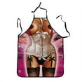 thumbnail image 1 of Fun Aprons Muscular Male Sexys Women Pattern Aprons Adjustable Kitchen Baking, 1 of 2