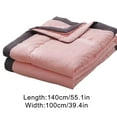 thumbnail image 3 of Qocolhg Summer Quilts for Adults Kids, Air Conditioning Quilt, Washed Cotton Cooling Blankets for Hot Sleepers, Sofa Bedding Soft Coverlet Lightweight Cooling Quilts for All Season, 39x59 inch,Pink, 3 of 8