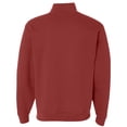 thumbnail image 4 of Mens Zip up Sweatshirt no Hood Long Sleeve Jacket Wine XL, 4 of 4