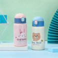 thumbnail image 3 of Taza Termo cruda para niños de conejo rosa de 400ml, termo lindo para niños, taza termo de dibujos animados de 400ml brillar Electrónica, 3 of 4