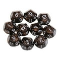 thumbnail image 2 of 10 dados poliédricos de 12 caras D12 para juegos de mesa de Dungeons and Dragons Café Gris, 2 of 9