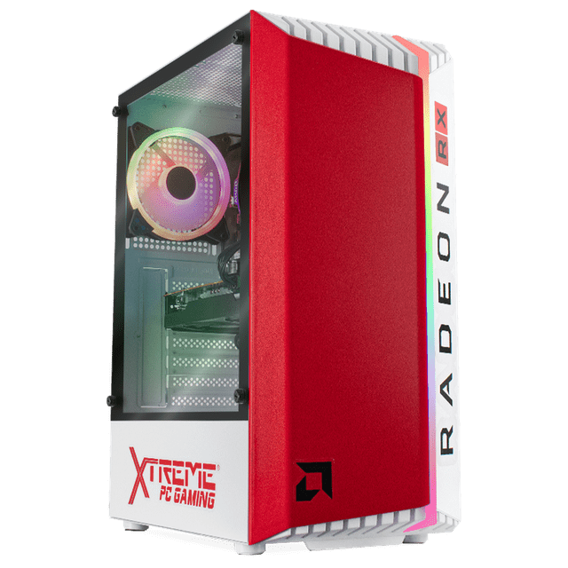 Xtreme PC Gamer AMD Radeon RX 6600 Ryzen 5 5600X 16GB SSD 1TB WIFI Red Team blanco