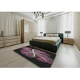 thumbnail image 5 of Ahgly Company Machine Washable Indoor Rectangle Transitional Midnight Gray Area Rugs, 7' x 10', 5 of 7