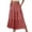 Deep Red, variant on Women Polka Dot Maxi Skirt Elegant Bodycon A Line Flare Long Skirts Cute Dots Print Flowy Maxi Satin Skirt Vintage Streetwear