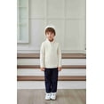 thumbnail image 5 of Arshiner Boy's Cable Knitted Sweater Half Zip Lightweight Casual Pullovers, 5 of 9