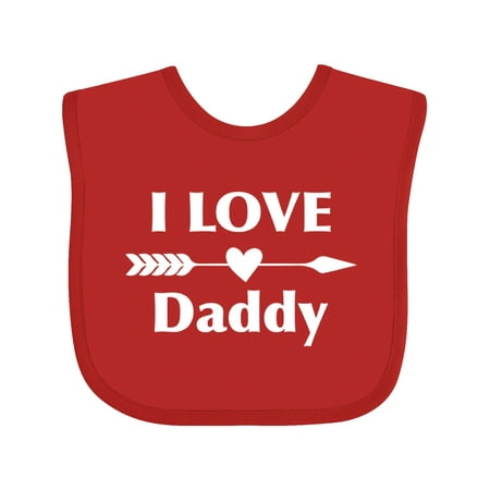 

Inktastic I Love Daddy Gift Baby Boy or Baby Girl Bib