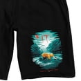 thumbnail image 6 of It Movie Title Art Men's Black Sleep Pajama Shorts-Medium, 6 of 7
