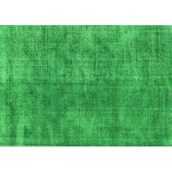 Ahgly Company Indoor Rectangle Persian Green Traditional Area Rugs, 6' x 9'