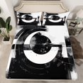 thumbnail image 2 of Erosebridal Minimalst Full Sheet Sets, Futuristic Geometric Bedding Full Size, Mid Century Decor 4pcs, 2 of 7