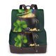 thumbnail image 1 of Fotbe St. Patrick's Day4 Mochila Bolso con Estampado para Mujer, Mochila Antirrobo de Nylon Impermeable, Bolsa Ligera de Hombro, 1 of 4