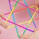 thumbnail image 5 of ColoMX Juego de cuerdas clásico para niños, cuerdas para dedos para coordinación de manos y ojos, juguetes con cuerdas para dedos para adolescentes y actividades al aire libre, 2 uds., 5 of 8