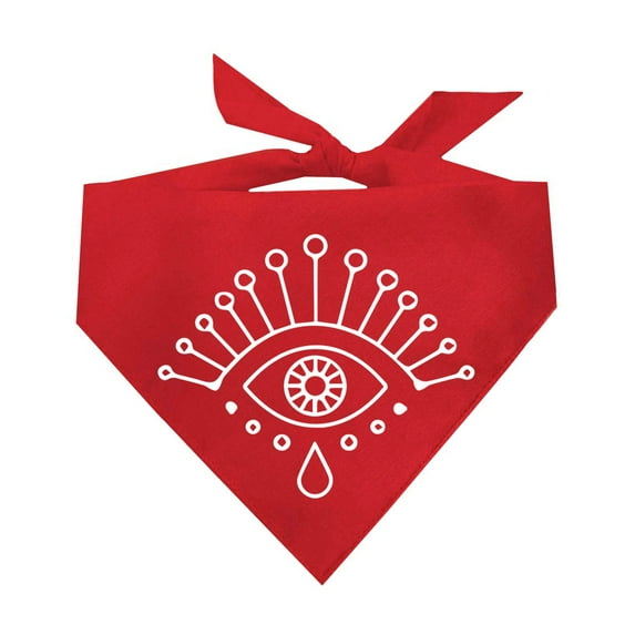 Evil Eye Triangle Dog Bandana