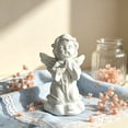 thumbnail image 3 of Angels Resin Statue Figurine,Adorable Angel Sculpture Memorial Statue for Coffee Table, Book Shelf Decor Accents, 3 of 6