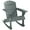 Gray, variant on Yardi Yarda Wooden Adirondack Rocking Chair with Fanned Back, Lounge Chair Fire Pit Seating with Slatted Wooden Design, Gray