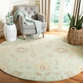 thumbnail image 2 of SAFAVIEH Wyndham Bernica Floral Wool Area Rug, Light Green, 7' x 7' Square, 2 of 9