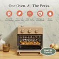 thumbnail image 2 of 6-in-1 Air Fryer & Toaster Oven with Steam Infusion, Compact, Countertop Friendly, Fast Preheat, Multifunctional, Air Fry, Toast, Roast, Bake, Reheat & Broil, Steam, 2 of 6