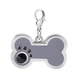 thumbnail image 1 of Etiqueta de identificación de mascota de aleación, colgante de identificación con nombre de Animal para perro y gato, forma de hueso (gris), 1 of 5