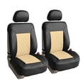 thumbnail image 1 of Leatherette Diamond Pattern Seat Cushions For Car Truck SUV Van - Front Seats, 1 of 4