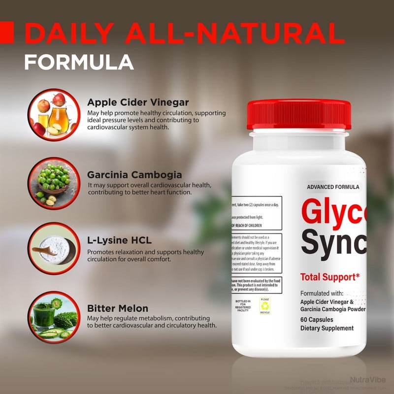 (2 Pack) Glyco Sync Capsules, Official GlycoSync Joint Formula - Naturally Supports Healthy Circulation, Stable Levels and Energizes the Body, 140 mg Review (120 Capsules)